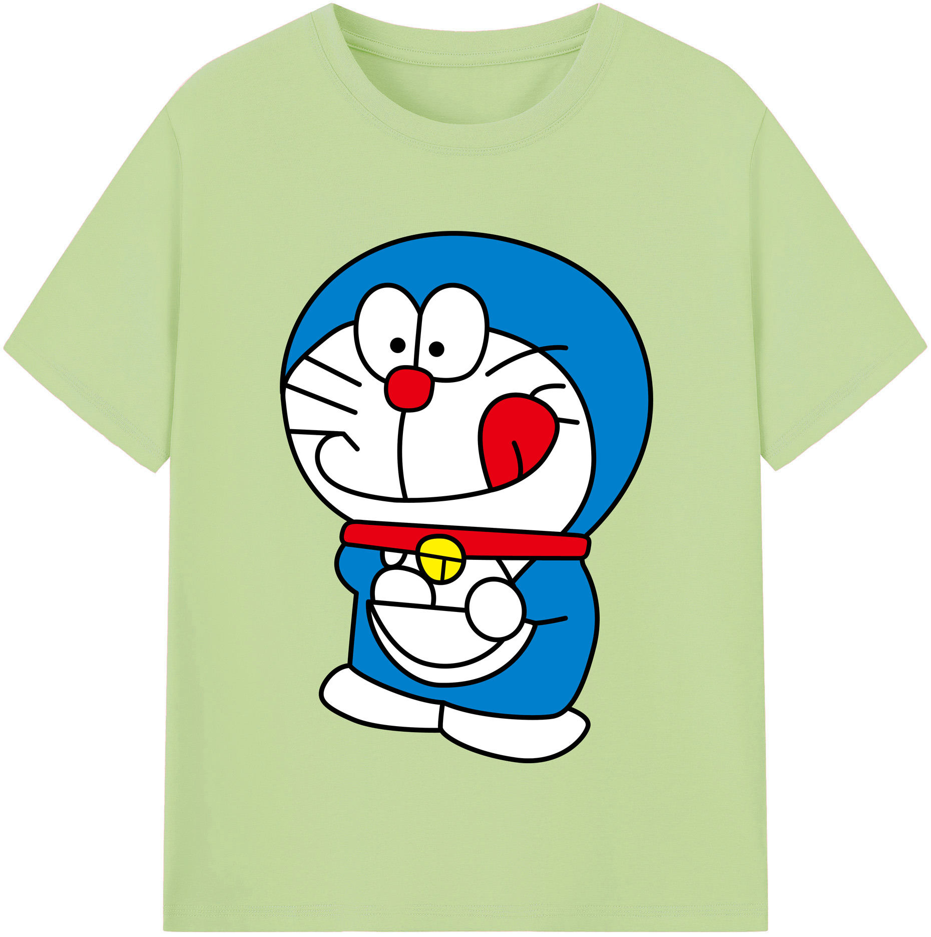 （画像用） ドラえもん Doraemon 綿100％半袖Tシャツ（フロントプリント）
